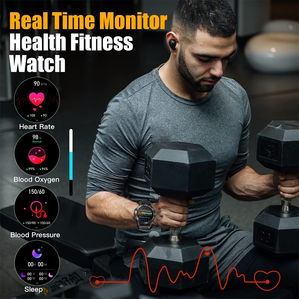 MEVADEN Steel 1.39 inch Men Lu - Smartwatch Face reseña y precio