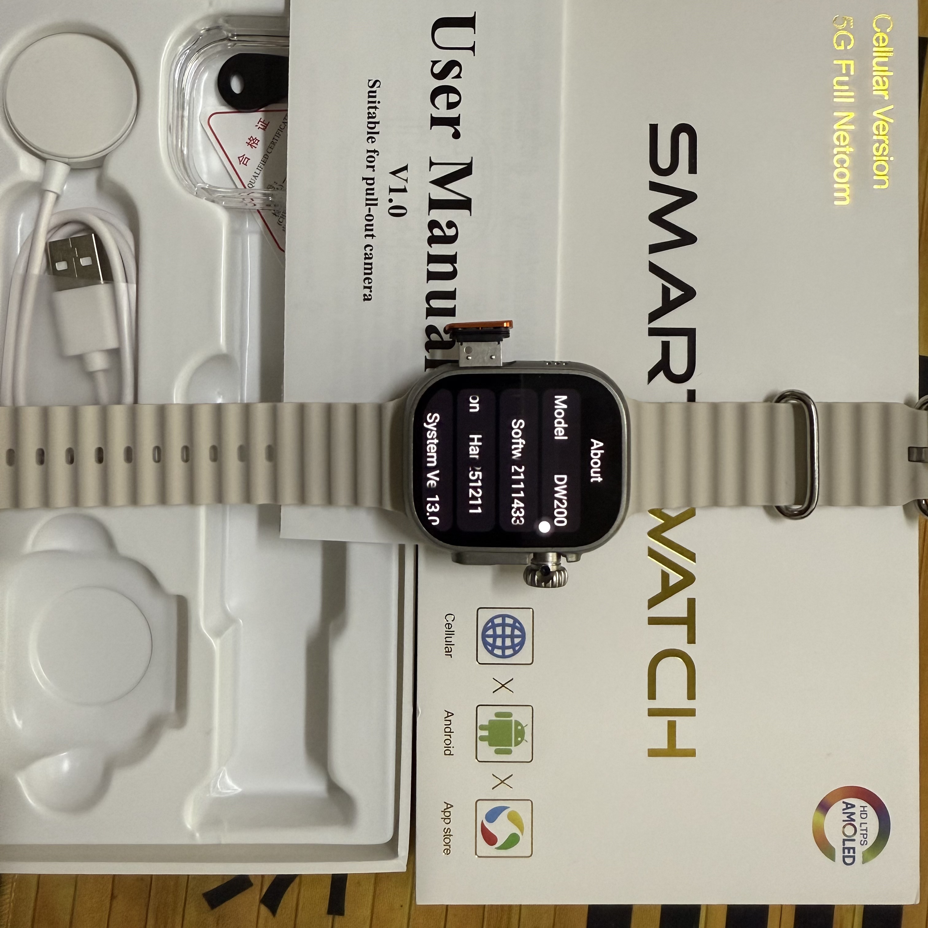 DW200 Smartwatch Men WIFI Touc - Smartwatch Id reseña y precio