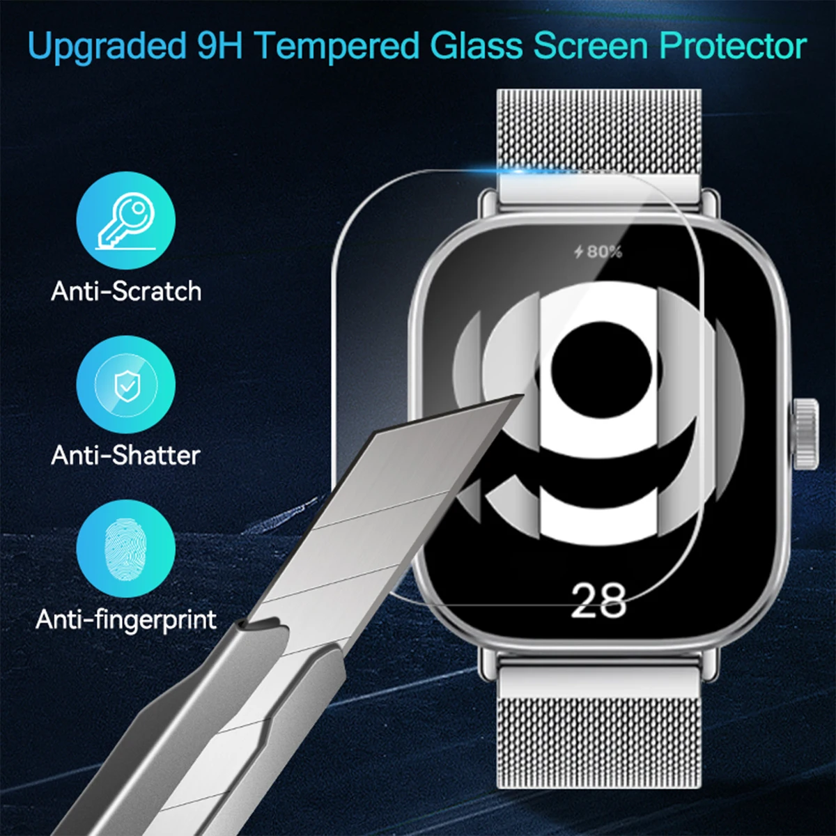 Tempered Glass for Xiaomi Redm - Smartwatch Icon reseña y precio