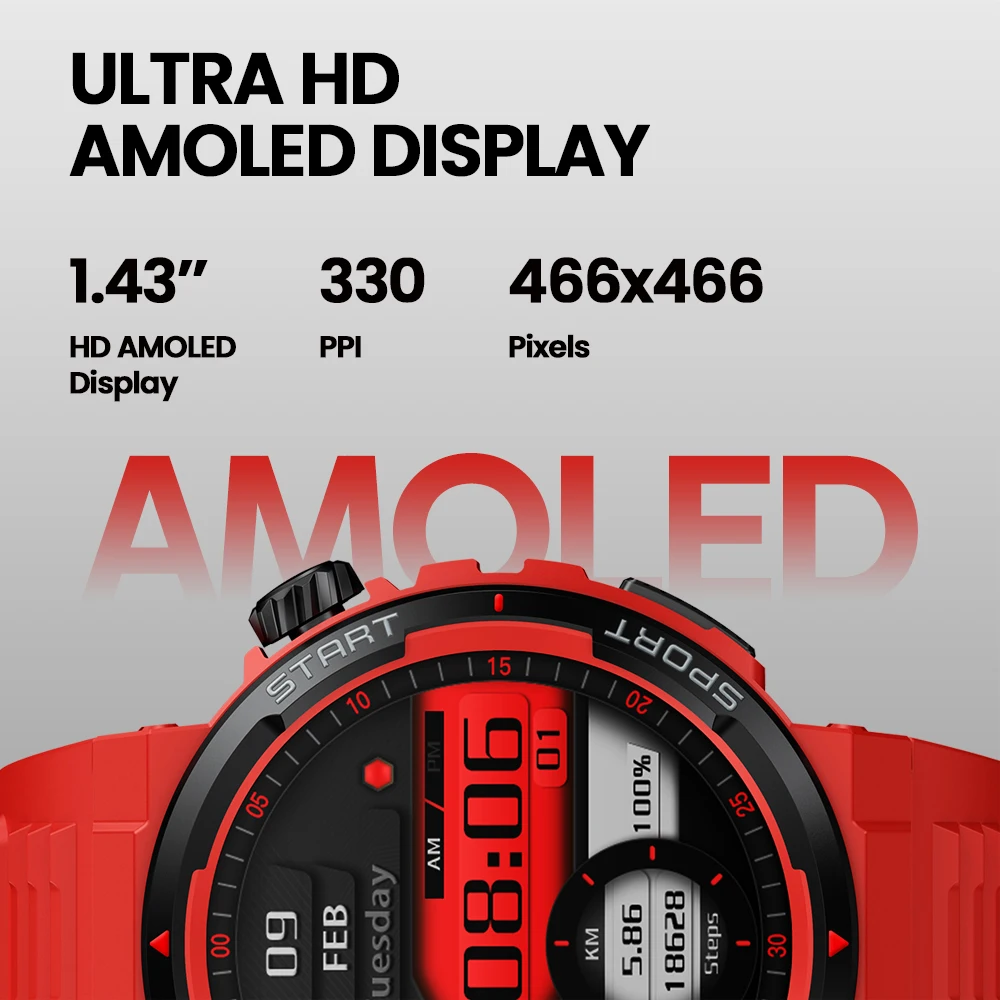New Zeblaze Ares 3 Plus 1.43'' - Smartwatch Face reseña y precio