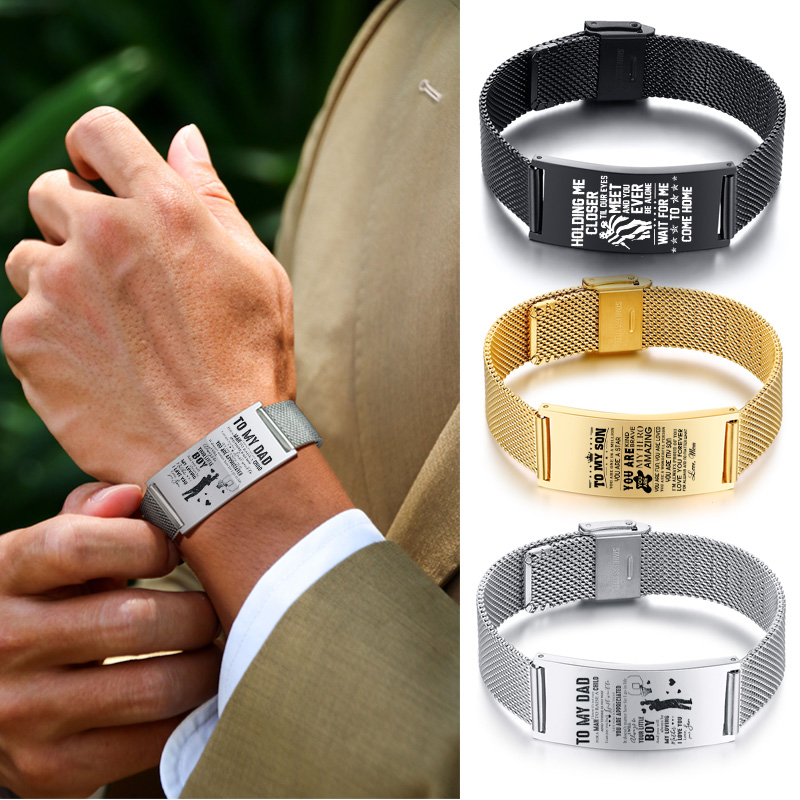Men Bracelet Timeless Nature O - Stainless Mesh Band reseña y precio