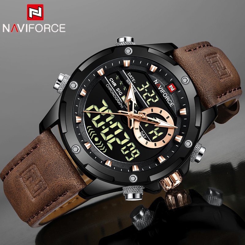 NAVIFORCE Luxury Men Quartz Wa - Smartwatch Guess reseña y precio