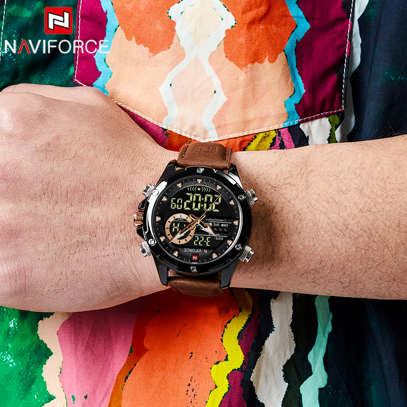 NAVIFORCE Luxury Men Quartz Wa - Smartwatch Guess reseña y precio