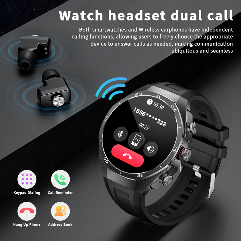 2026 NEW For Android TWS Music - Smartwatch Headset reseña y precio