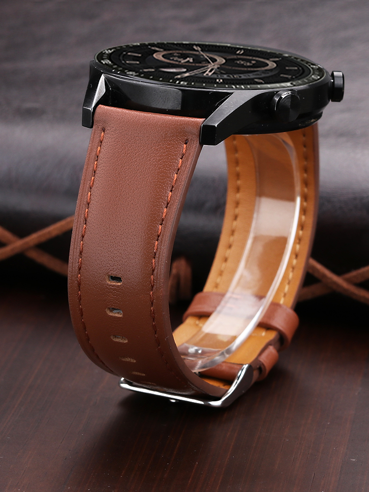 22mm Genuine Leather Watch Ban - Smartwatch Accessories Shop reseña y precio