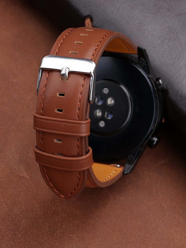 22mm Genuine Leather Watch Ban - Smartwatch Accessories Shop reseña y precio