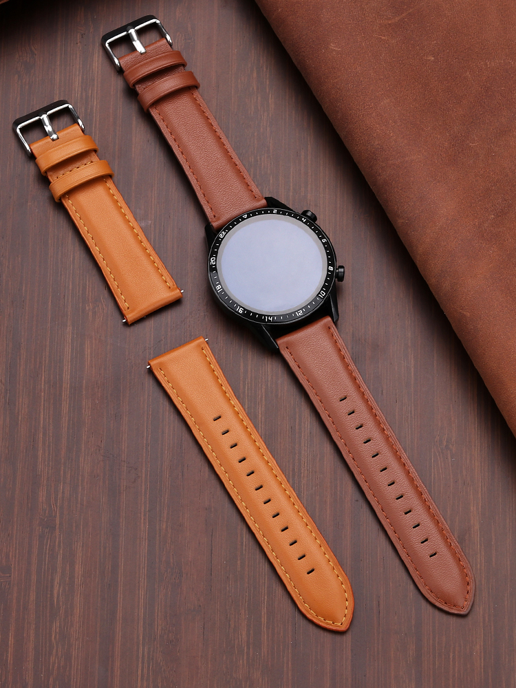 22mm Genuine Leather Watch Ban - Smartwatch Accessories Shop reseña y precio