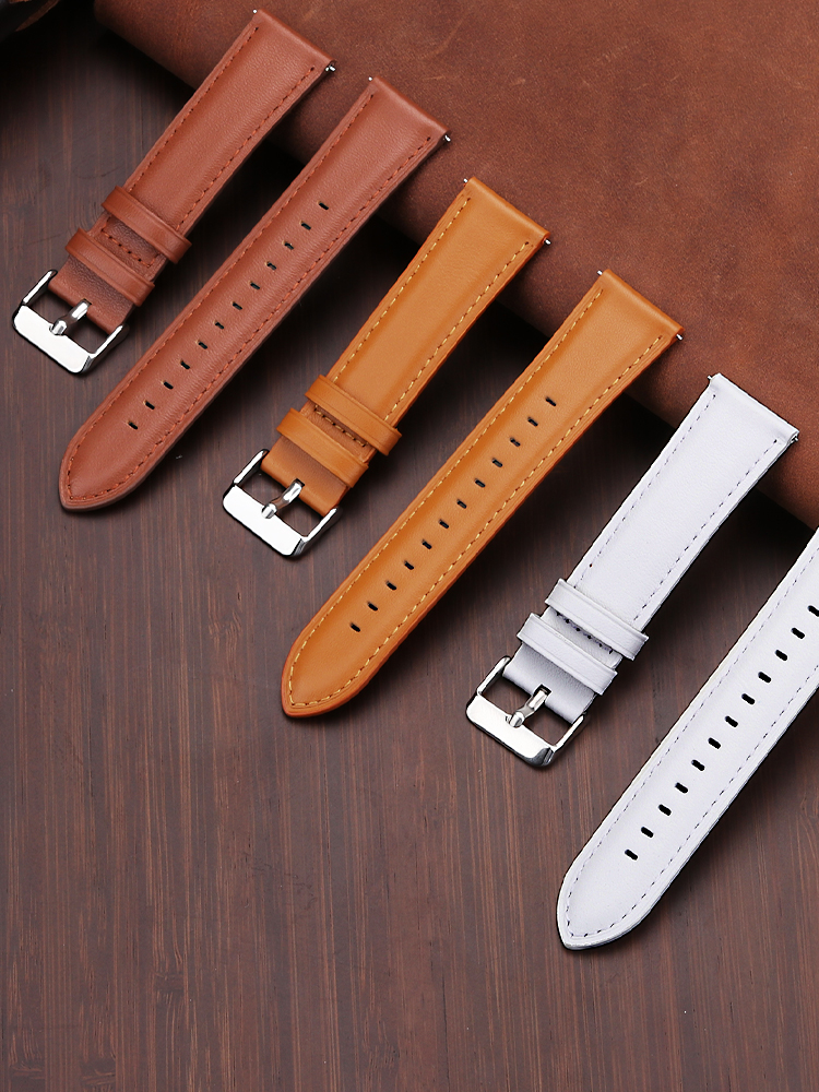22mm Genuine Leather Watch Ban - Smartwatch Accessories Shop reseña y precio