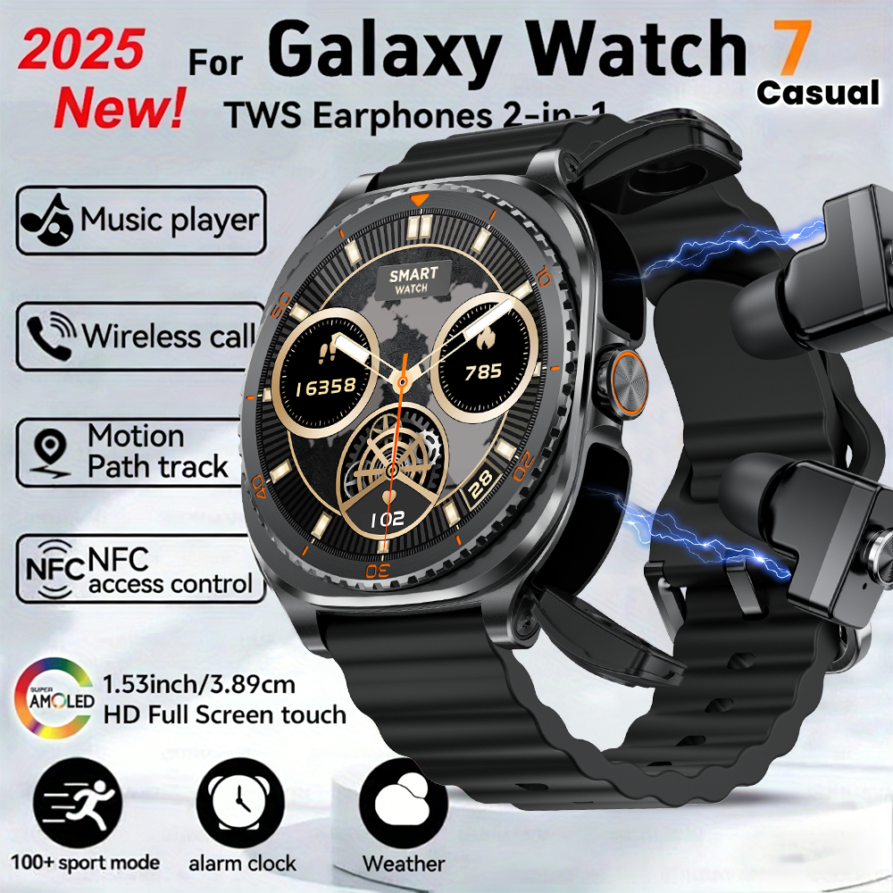 TWS 2in 1 Smart Watch with Hea - Smartwatch Headset reseña y precio