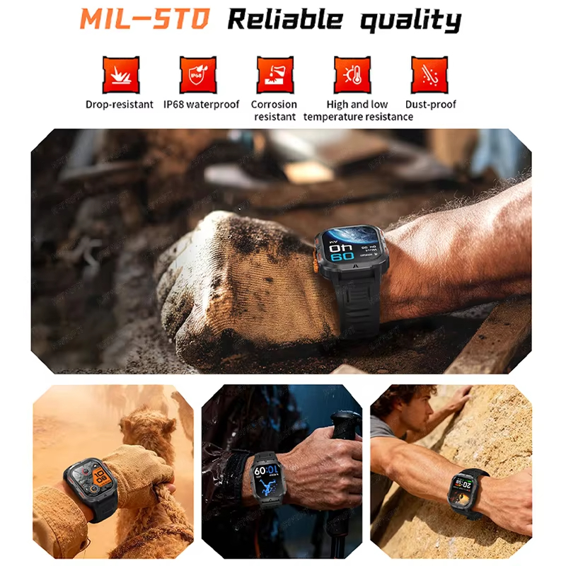 2026 Rugged Military Smart Wat - Smartwatch M Active reseña y precio