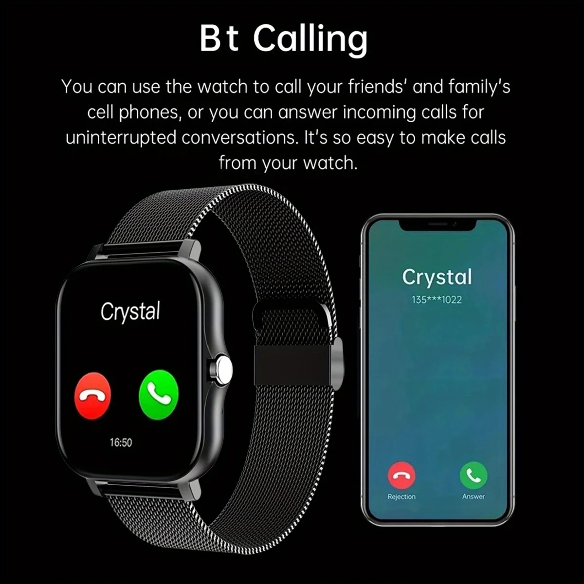 Smart Watch For Android IOS Wa - Smartwatch Id reseña y precio
