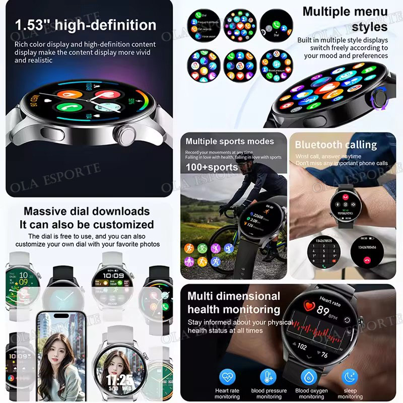 New SmartWatch for Men Women B - Smartwatch Face reseña y precio