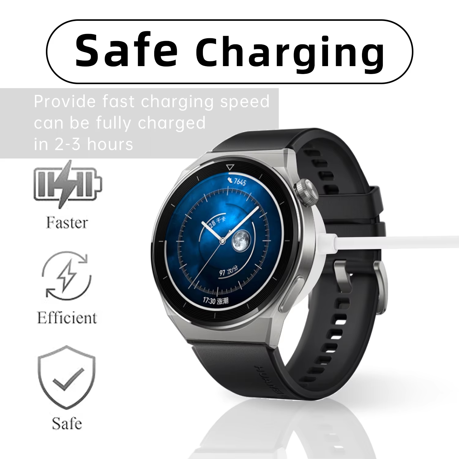 Magnetic USB Charging Cable fo - Android Smartwatch Accessories reseña y precio