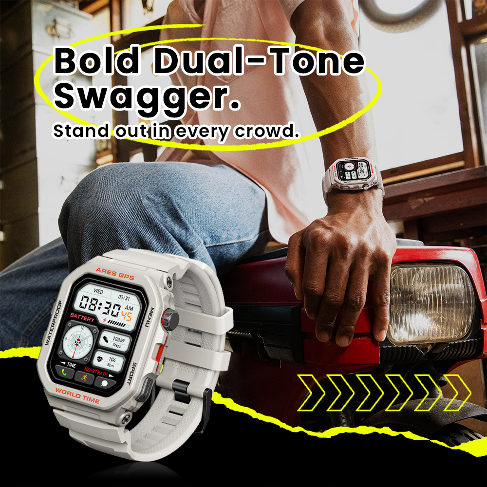New Zeblaze Ares GPS Smart Wat - Smartwatch Face reseña y precio