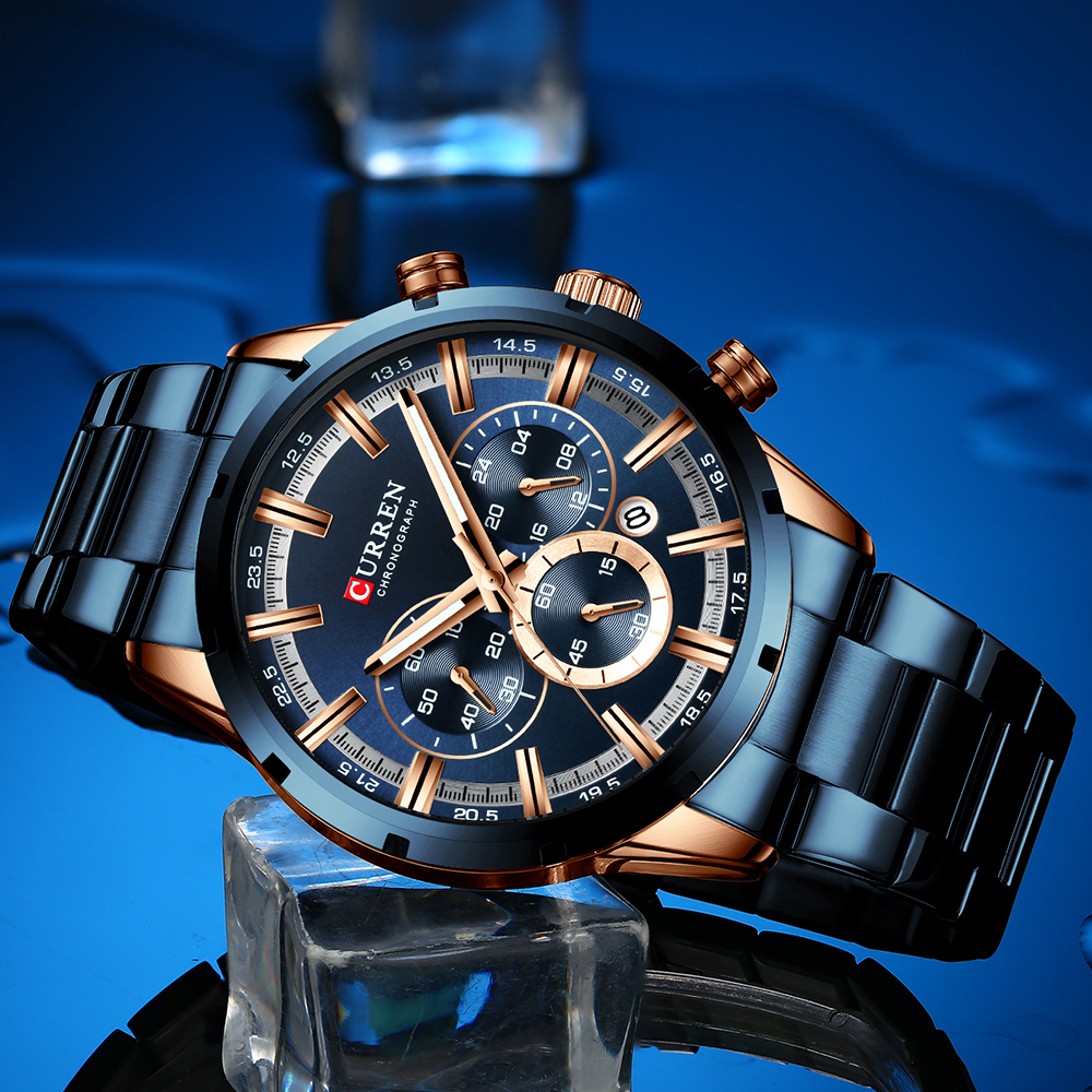 Curren Men's Watch Blue Dial S - Smartwatch Guess reseña y precio