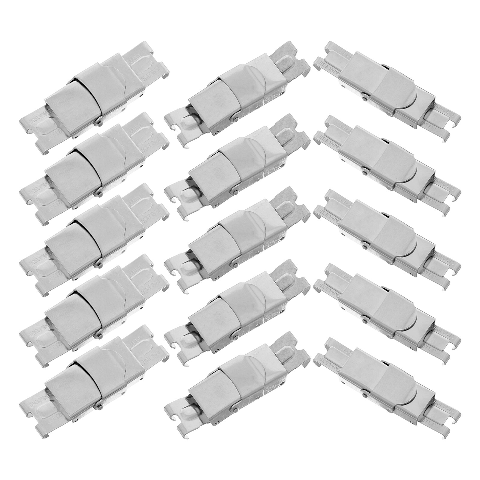 15Pcs Watch Clasp Replacement  - Stainless Mesh Band reseña y precio