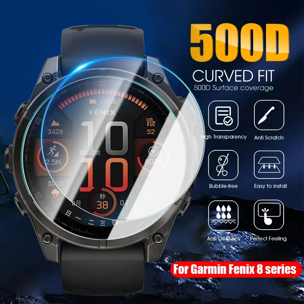 1/5pcs 9H HD Tempered Glass fo - Smartwatch Icon reseña y precio