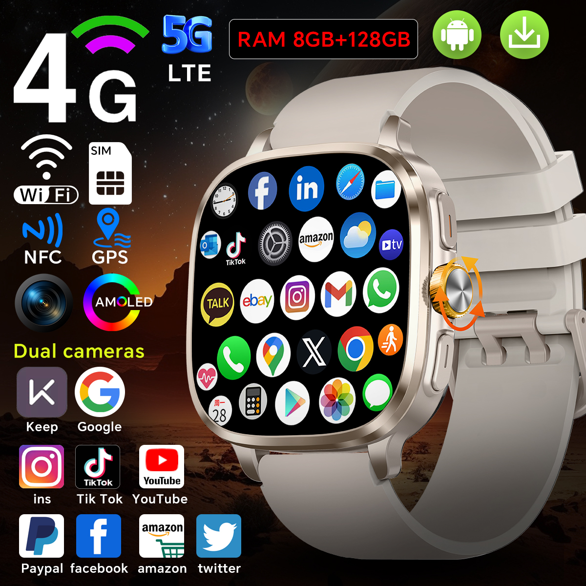 Global Version Android 13.0 S9 - Smartwatch Id reseña y precio