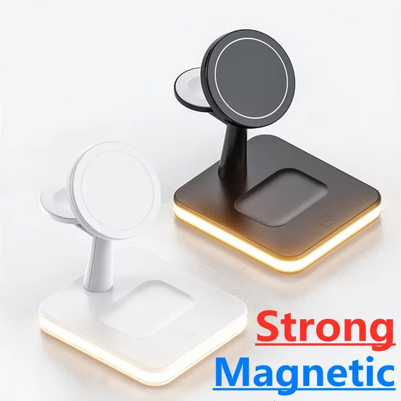 3 in 1 Wireless Chargers Stand - Smartwatch Ac reseña y precio