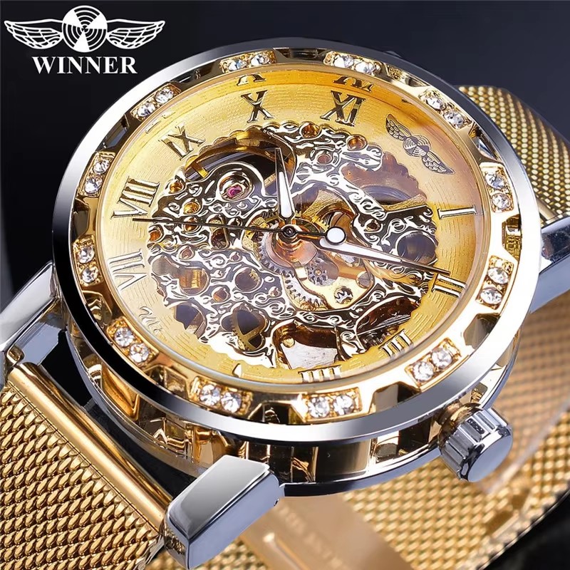 Forsining Men's Skeleton Mecha - Stainless Mesh Band reseña y precio