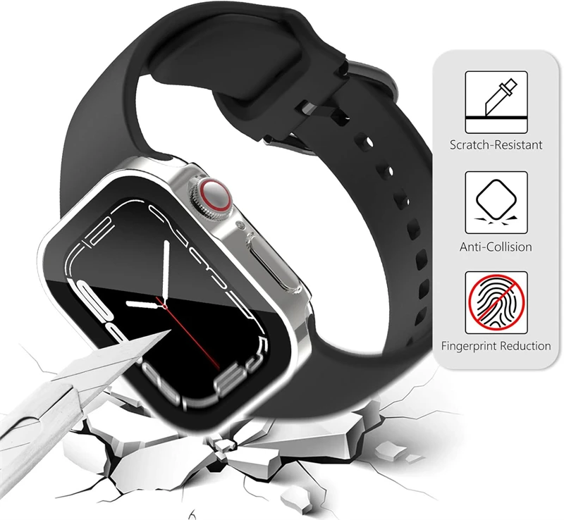 Waterproof Hard PC Screen Prot - Watch Case Bumper reseña y precio