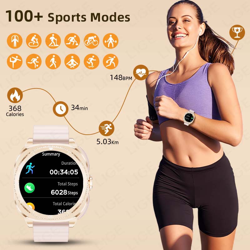LIGE 2 In 1 TWS Headset Smart  - Smartwatch Headset reseña y precio