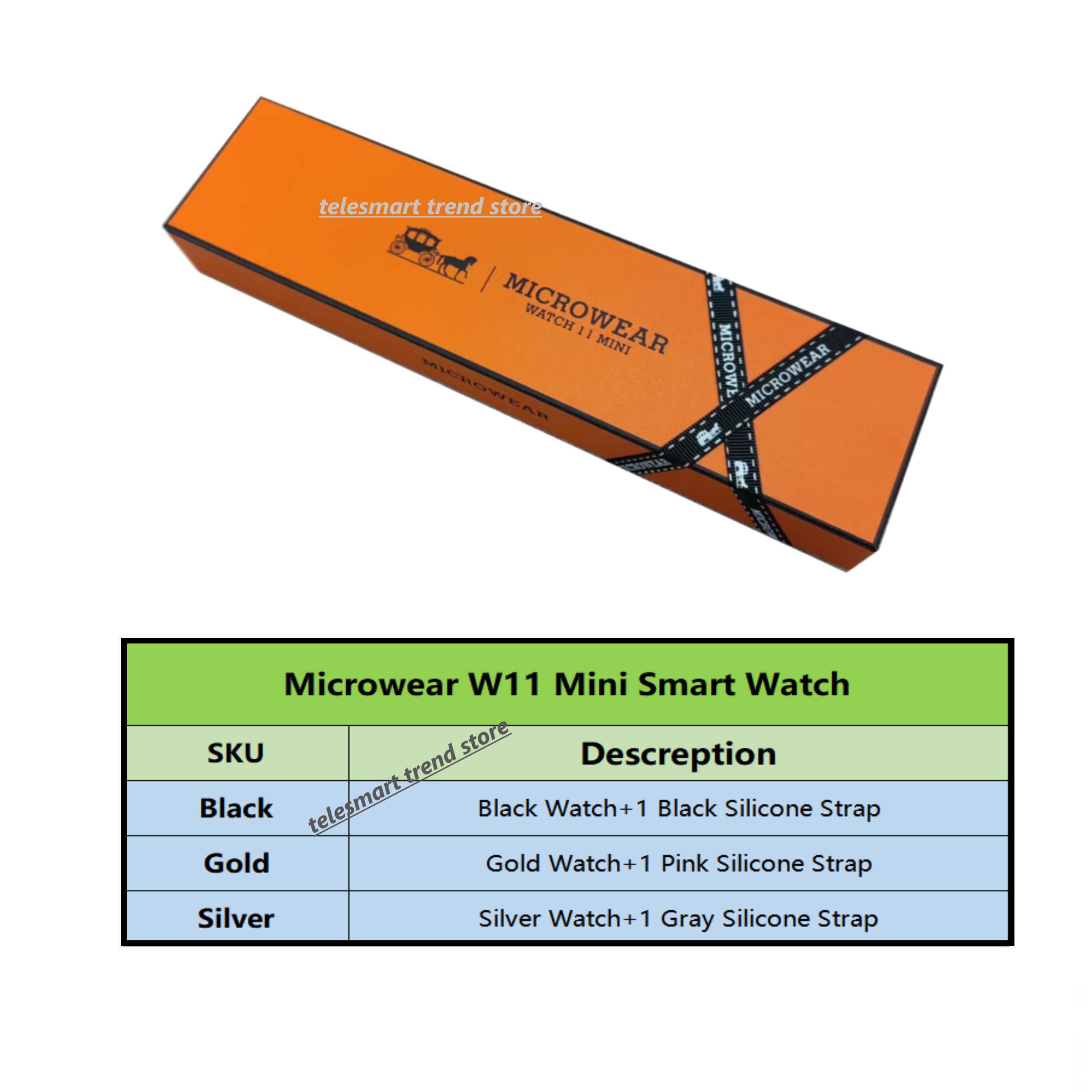 Official W11 Mini Smart Watch  - Smartwatch M Active reseña y precio