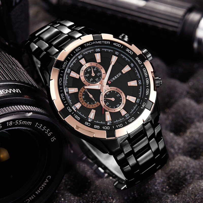 CURREN 8023 Quartz Watch Men W - Smartwatch Guess reseña y precio
