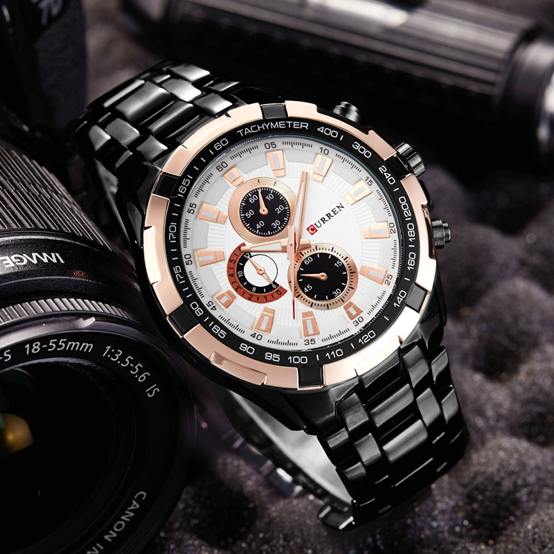 CURREN 8023 Quartz Watch Men W - Smartwatch Guess reseña y precio