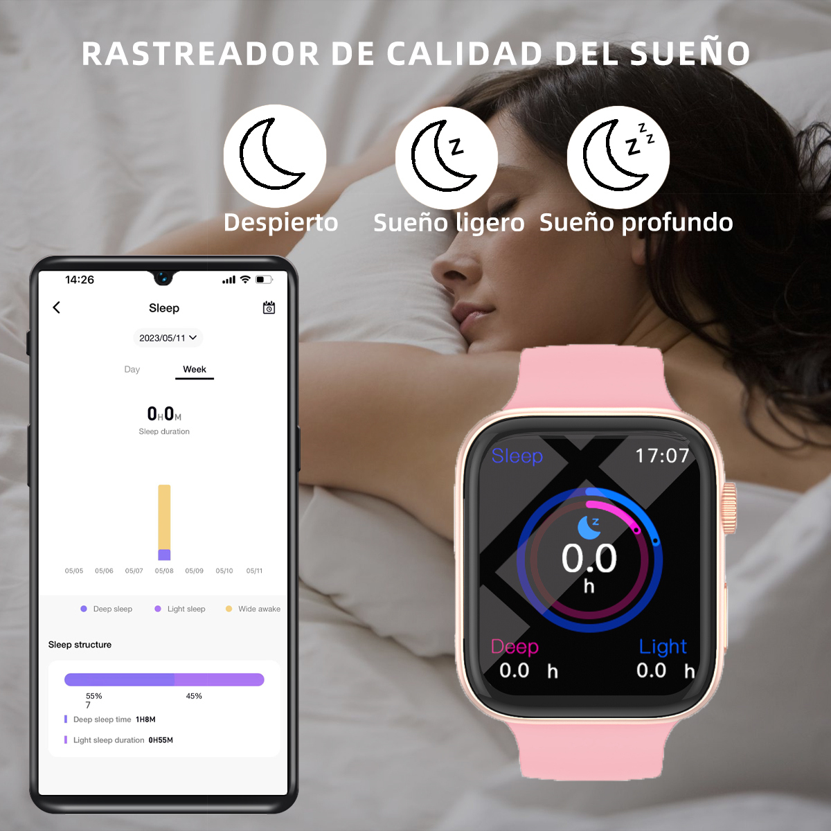 Fashion Sports Smart Watch  Me - Smartwatch Face reseña y precio