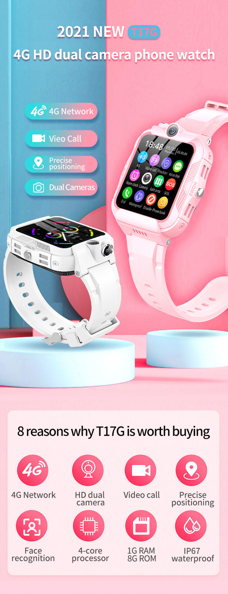 Kids Smart Watch 4G Sim Card S - Smartwatch Store reseña y precio