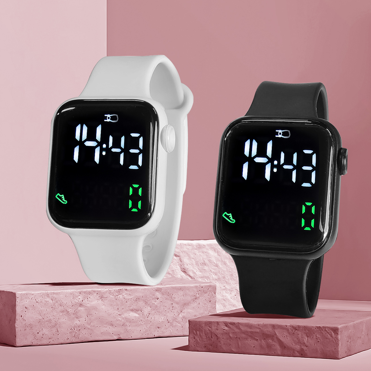 New 2PCS Student Minimalist Sm - Smartwatch Icon reseña y precio