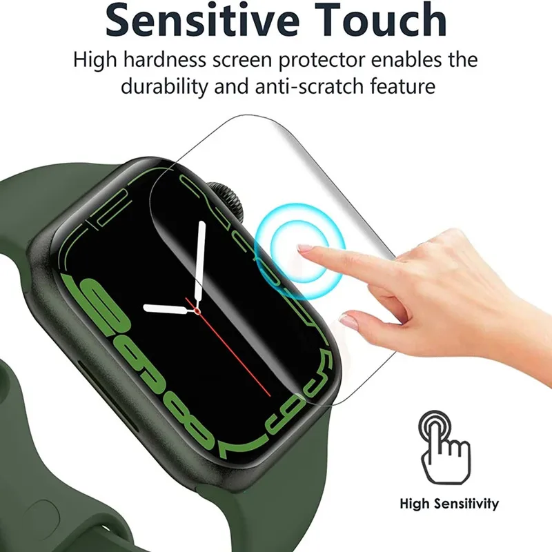 3PCS Hydrogel Film for Apple W - Watch Case Bumper reseña y precio