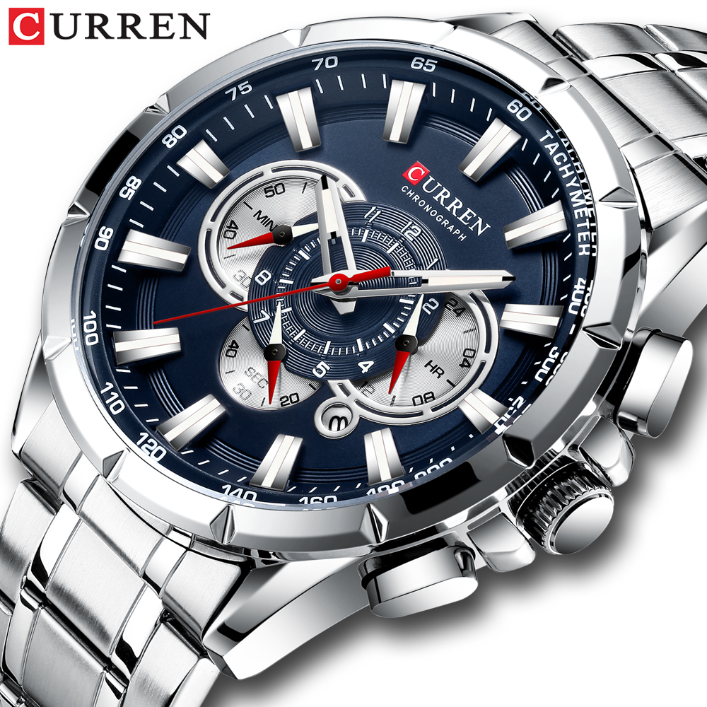 CURREN New Casual Sport Chrono - Smartwatch Guess reseña y precio