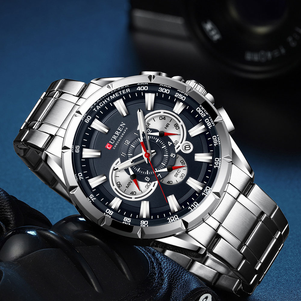 CURREN New Casual Sport Chrono - Smartwatch Guess reseña y precio