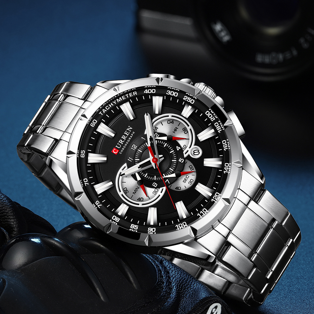 CURREN New Casual Sport Chrono - Smartwatch Guess reseña y precio