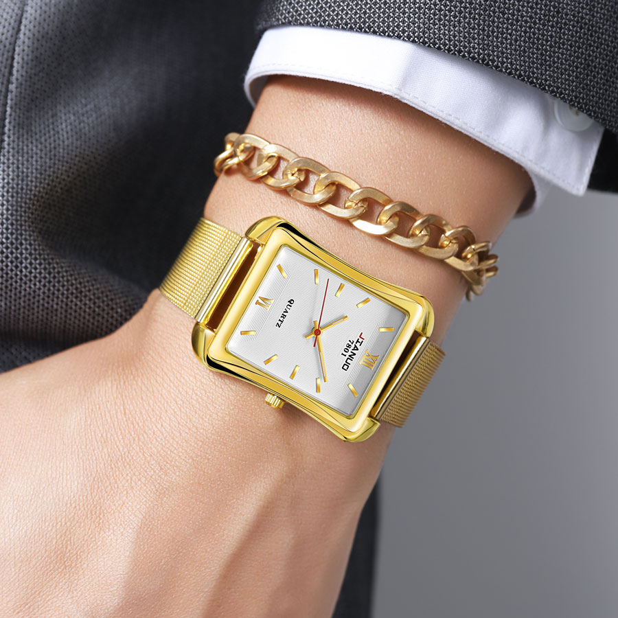 2024 New Trendy Men's Square W - Stainless Mesh Band reseña y precio