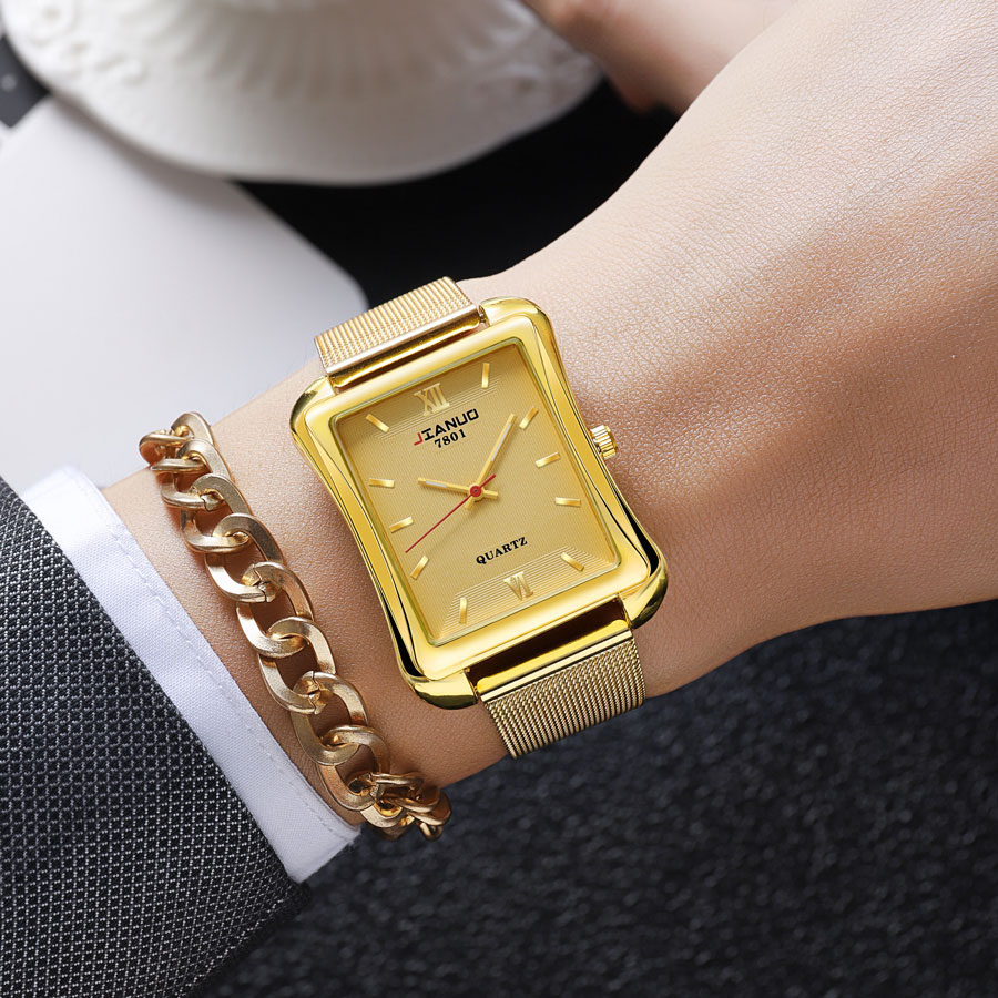 2024 New Trendy Men's Square W - Stainless Mesh Band reseña y precio