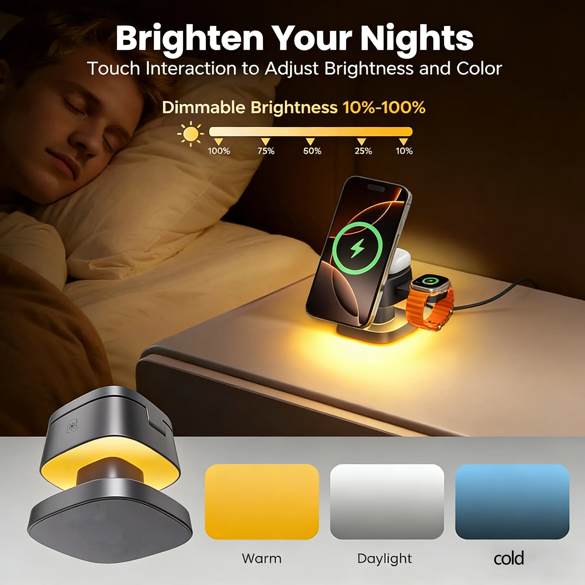 TIMESS Night Light Mashroom Wi - Smartwatch Ac reseña y precio