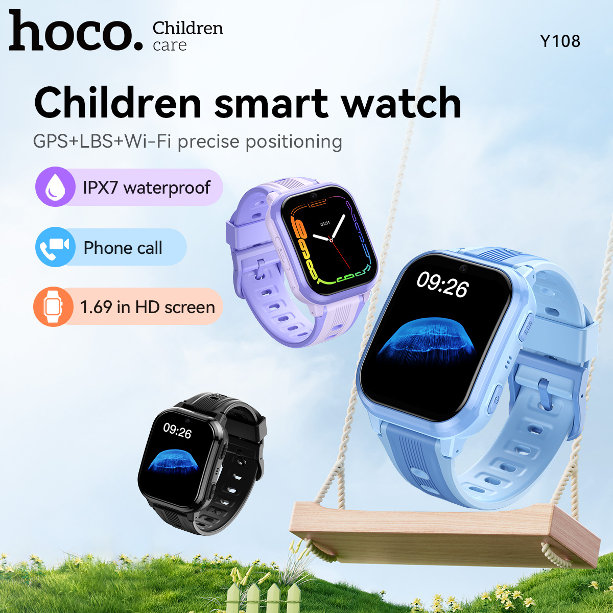 HOCO Y108 1.69inch HD LCD Curv - Smartwatch Id reseña y precio