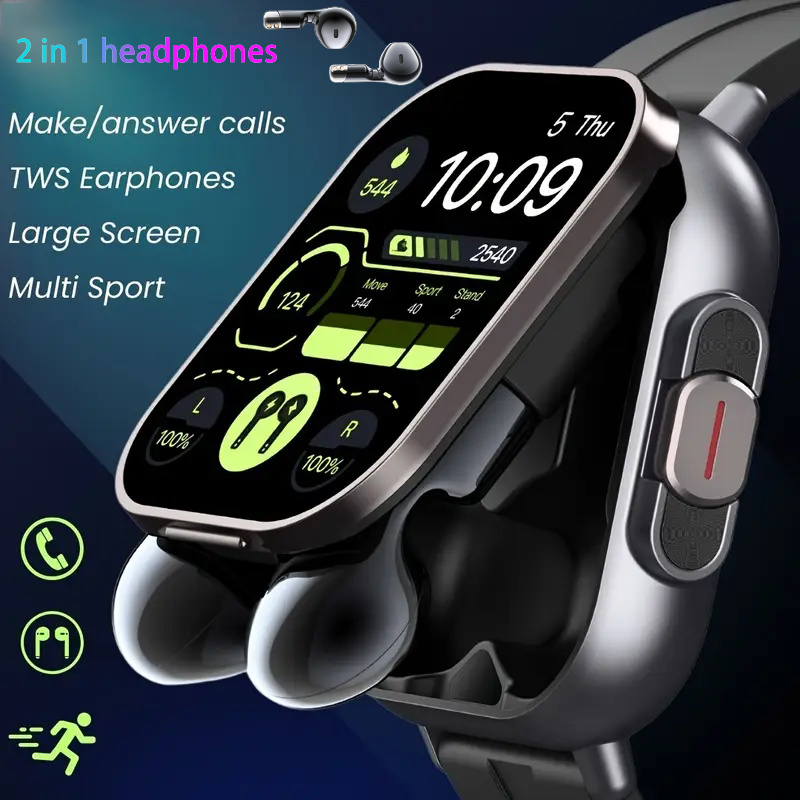 New TWS 2 in 1 Smart Watch wit - Smartwatch Headset reseña y precio