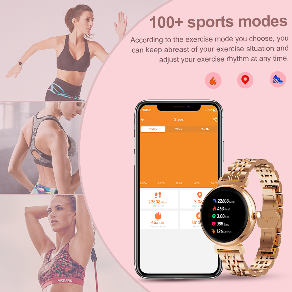 1.04 inch AMOLED Screen Fashio - Smartwatch Face reseña y precio