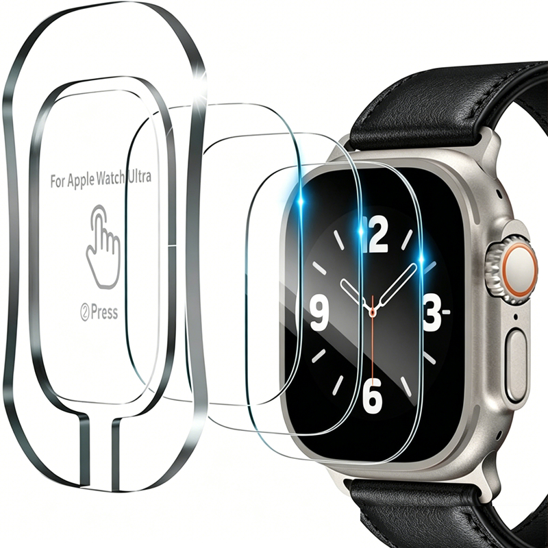 Tempered Glass for Apple Watch - Watch Case Bumper reseña y precio