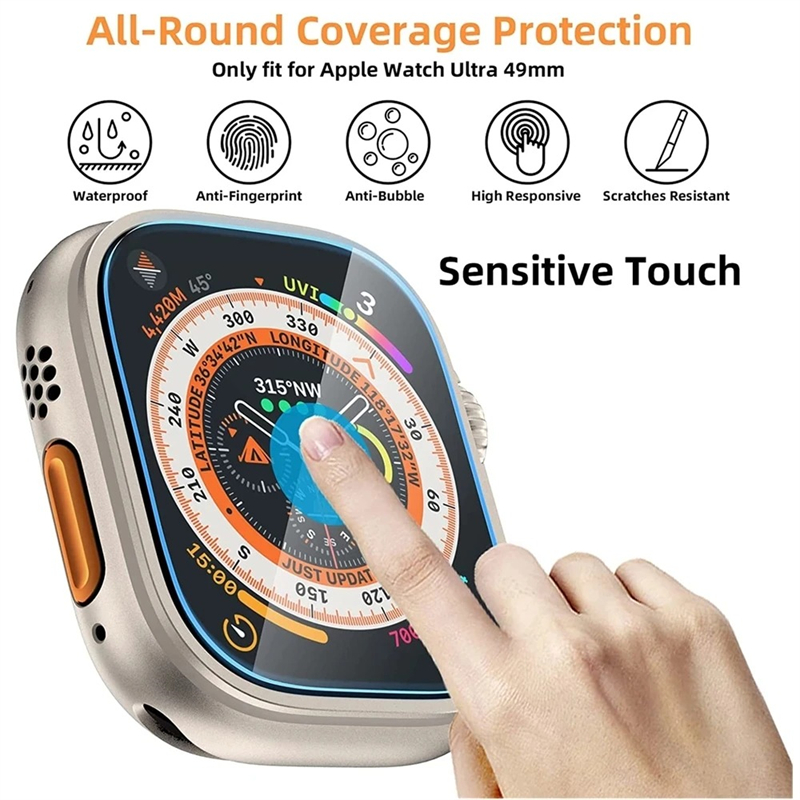 Tempered Glass for Apple Watch - Watch Case Bumper reseña y precio
