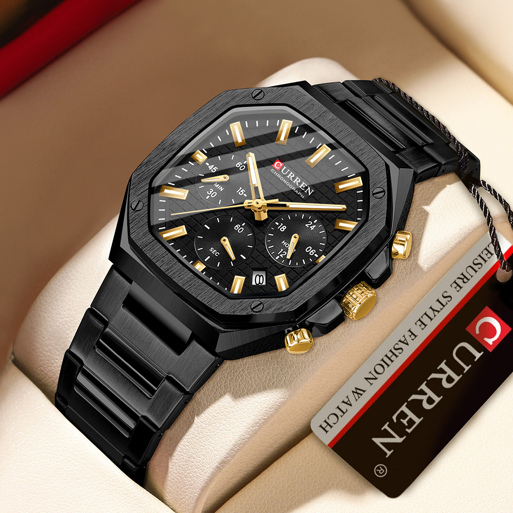 CUREEN Fashion Date Quartz Men - Smartwatch Guess reseña y precio