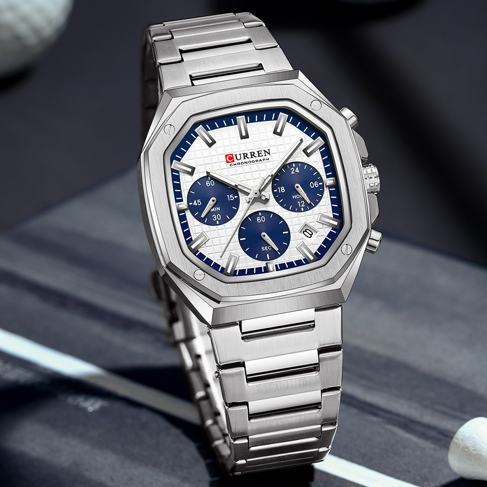 CUREEN Fashion Date Quartz Men - Smartwatch Guess reseña y precio