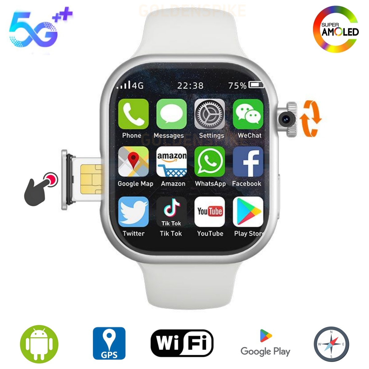 5G Smart Watch S10 Series Andr - Smartwatch Face reseña y precio