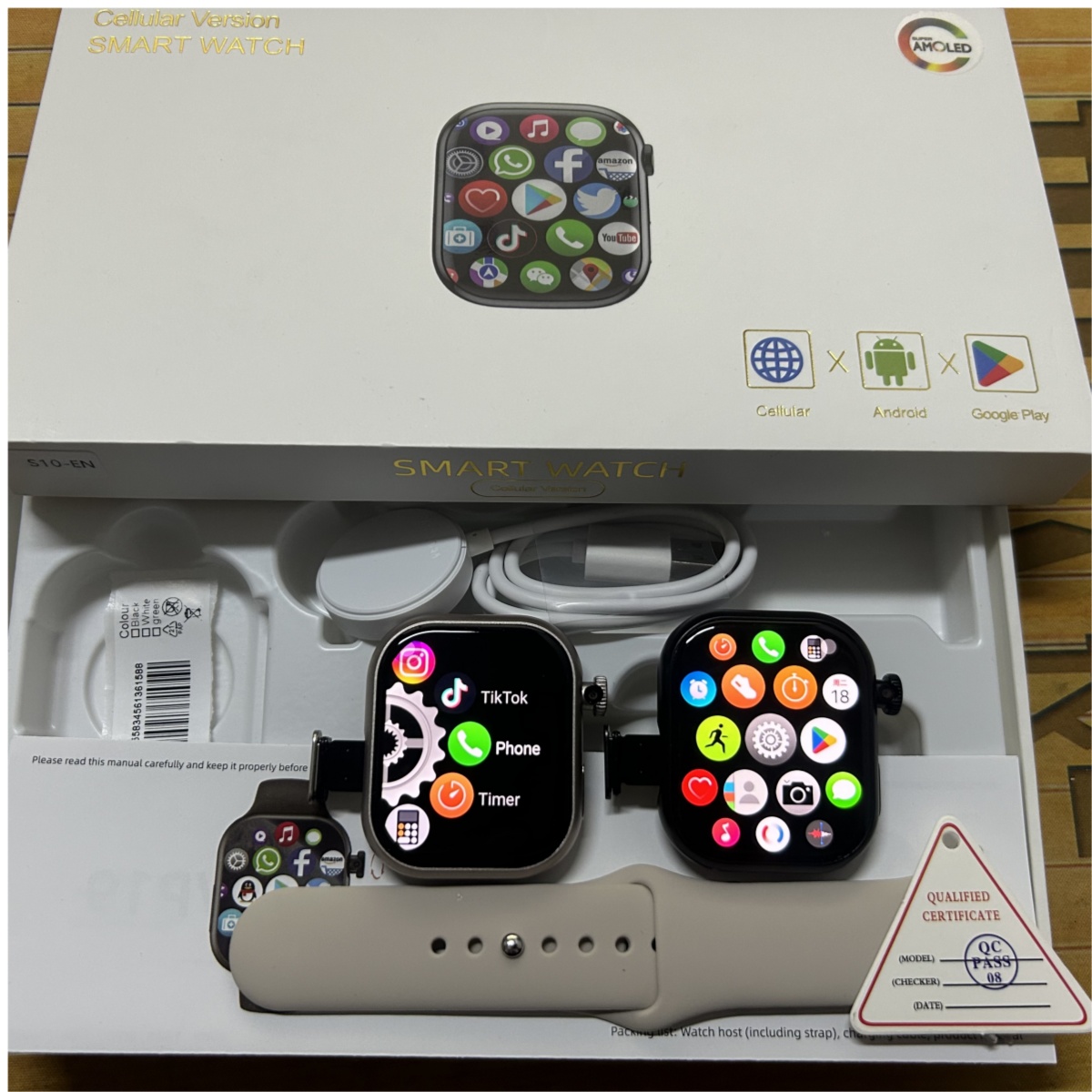 5G Smart Watch S10 Series Andr - Smartwatch Face reseña y precio