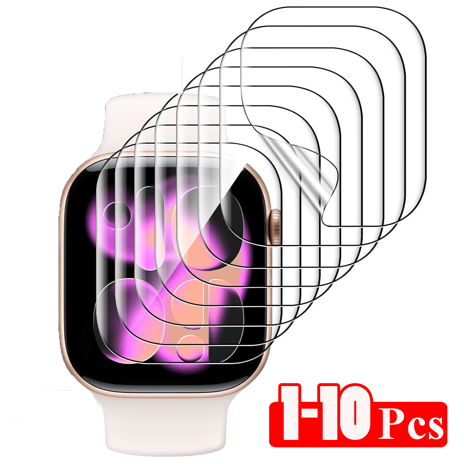 1-10PCS Hydrogel Film for Appl - Watch Case Bumper reseña y precio