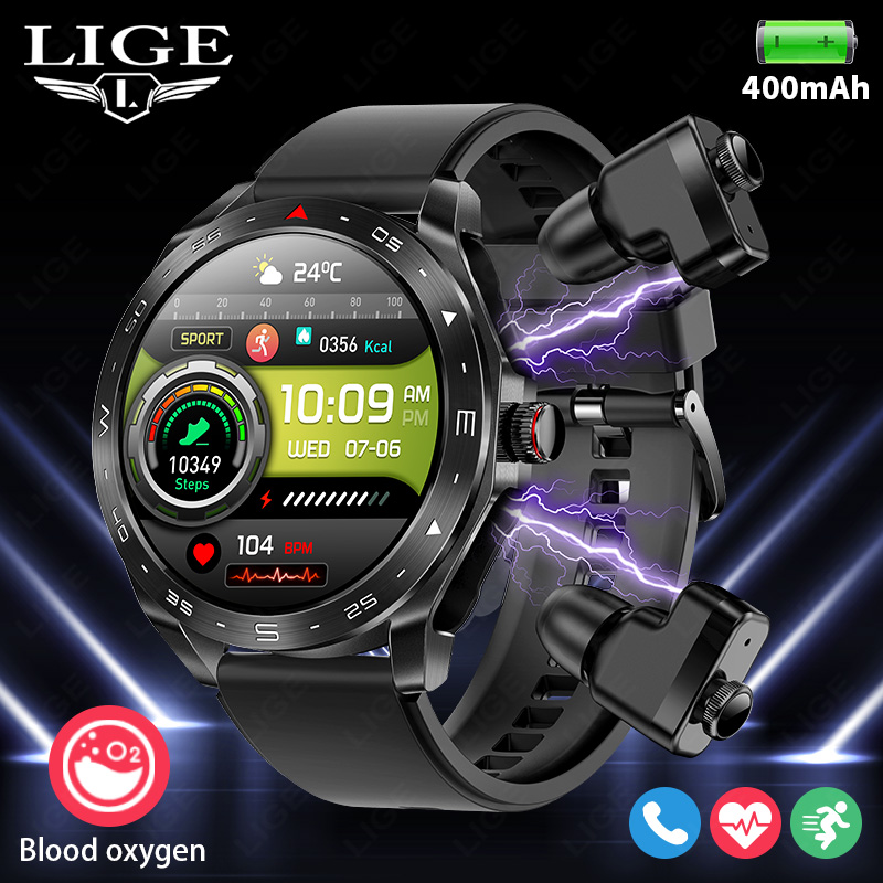 LIGE With Earbuds Bluetooth He - Smartwatch Headset reseña y precio